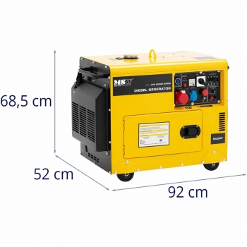 Agregat prądotwórczy generator prądu Diesel 16 l 240/400 V 5000 W AVR
