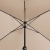 Parasol ogrodowy prostokątny z korbką 200 x 300 cm kremowy