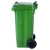 Pojemnik kubeł na odpady i śmieci ATESTY - zielony 120L