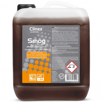 Skuteczny silny płyn do mycia pieców konwekcyjno-parowych wędzarni CLINEX Smog 5L