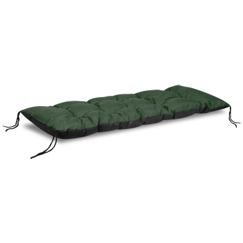 Poduszka ogrodowa 120x40 cm wodoodporna na ławkę palety zielona