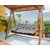 Poduszka ogrodowa 180x60x50 cm + 2 poduszki na ławkę huśtawkę wodoodporna szara