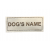Legowisko dla psa ROYAL DOG 75x65 cm personalizowane welurowe antyslip szare