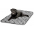 Legowisko dla psa mata 100x70 cm wodoodporne kości czarne