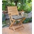 Poduszka ogrodowa 42x42 cm na krzesło wodoodporna szara