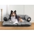 Legowisko dla psa SOFA 80x60 cm personalizowane wodoodporne szare